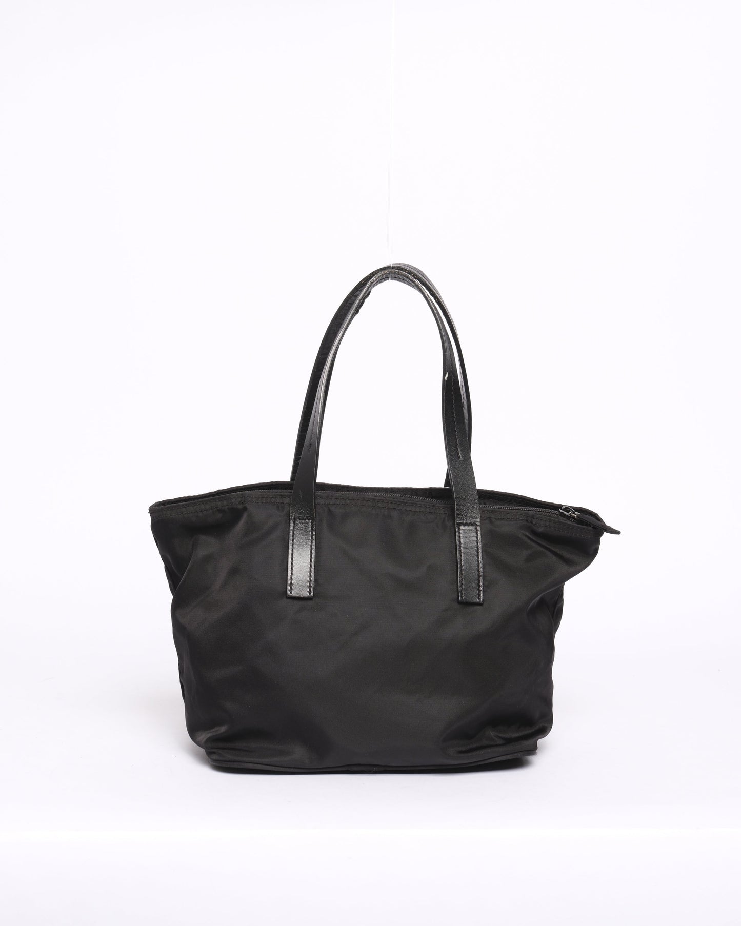 Prada Black Nylon Top Handle Bag