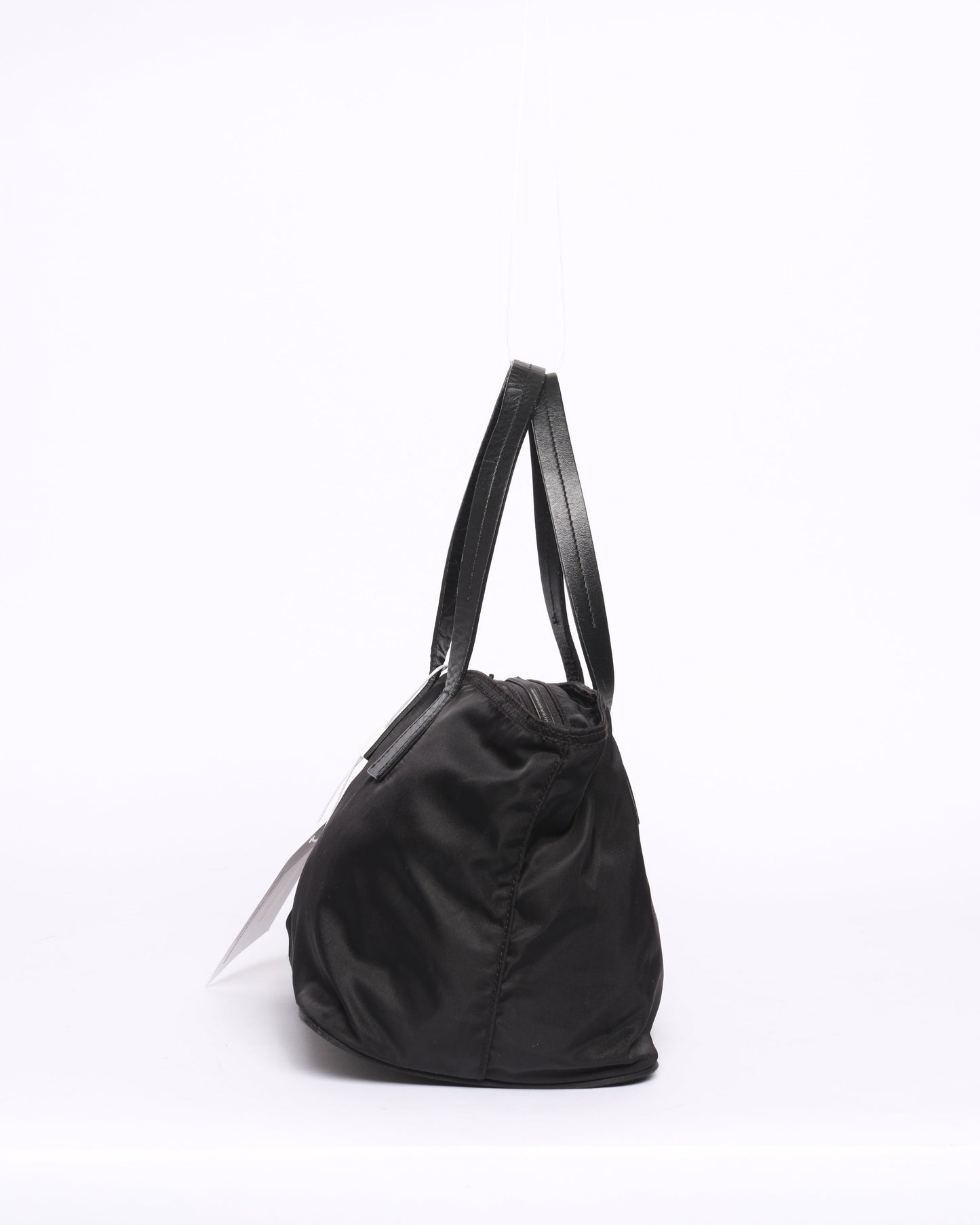 Prada Black Nylon Top Handle Bag