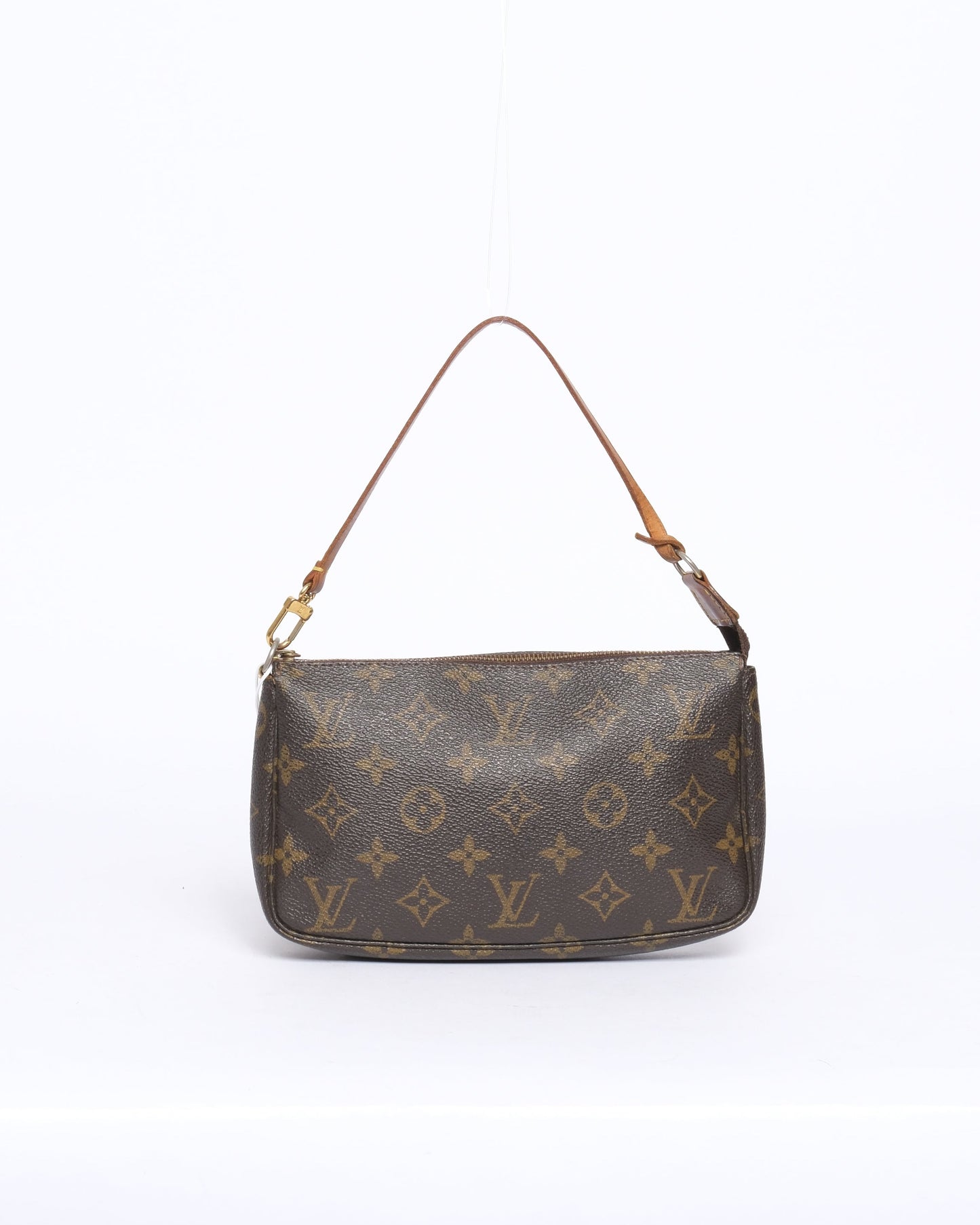 Louis Vuitton Classic Brown Monogram Pochette Accessories