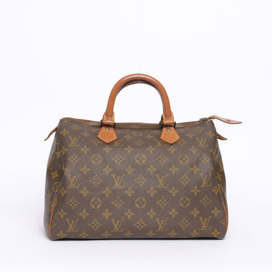 Louis Vuitton Brown Monogram Speedy 30