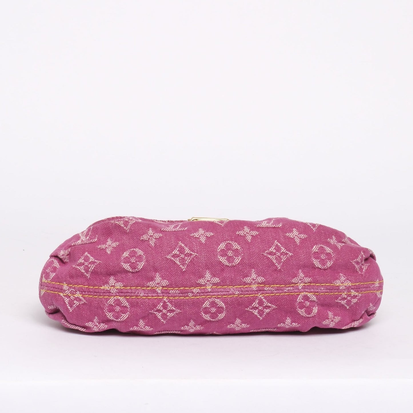 Louis Vuitton Pink Denim Pleaty Shoulder Bag