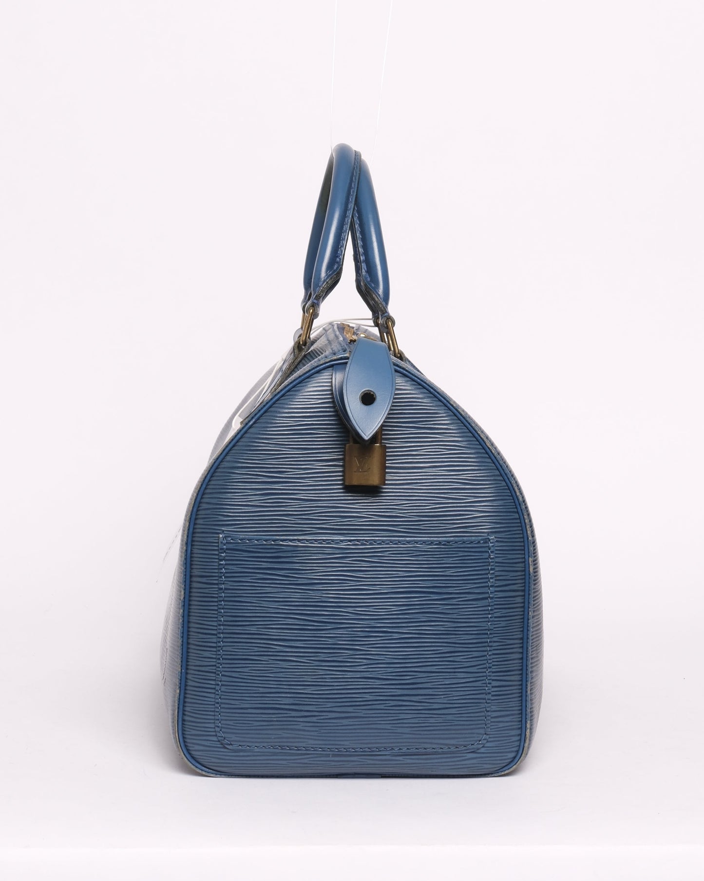 Louis Vuitton Toledo Blue Epi Leather Speedy 30 Handbag