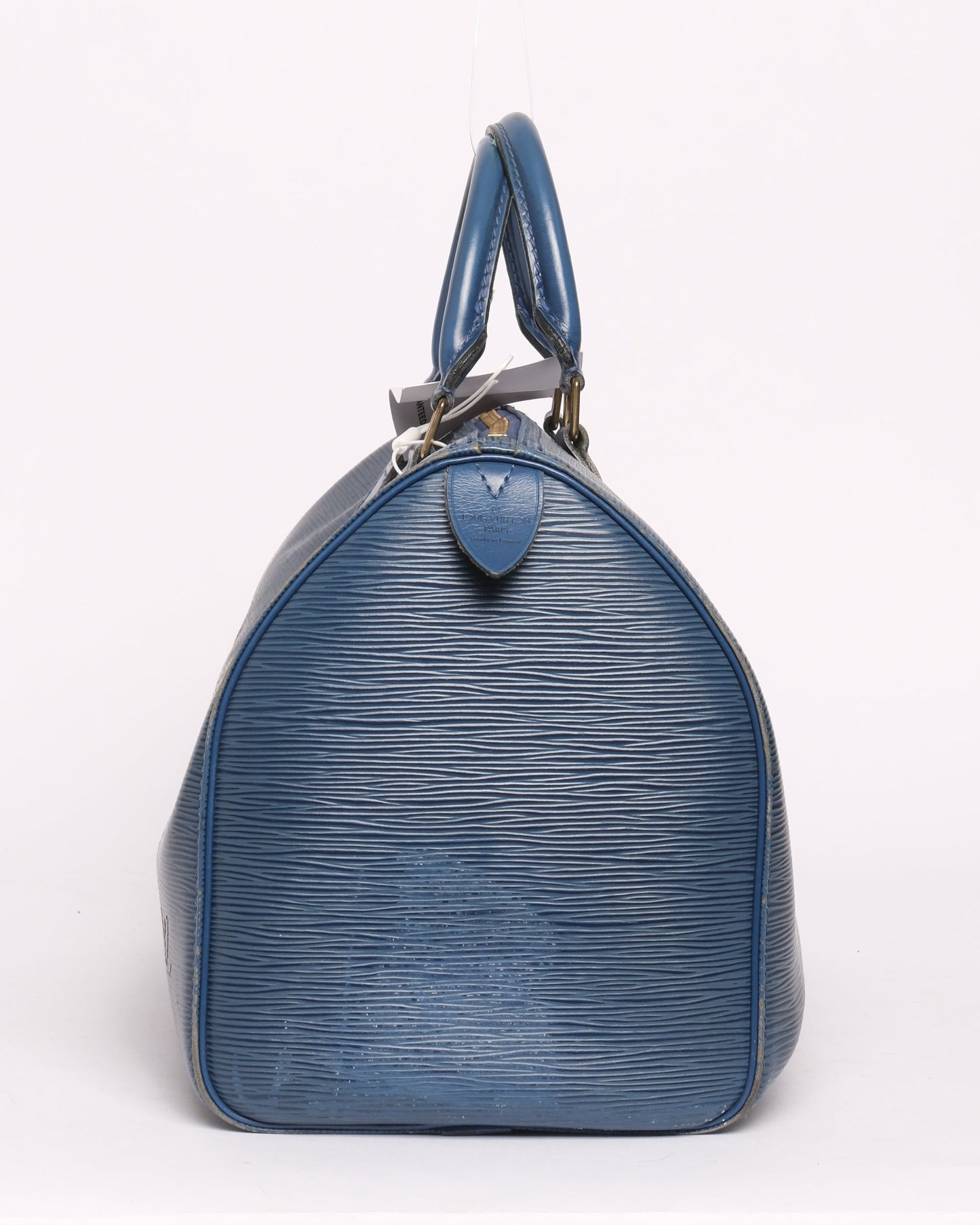 Louis Vuitton Toledo Blue Epi Leather Speedy 30 Handbag