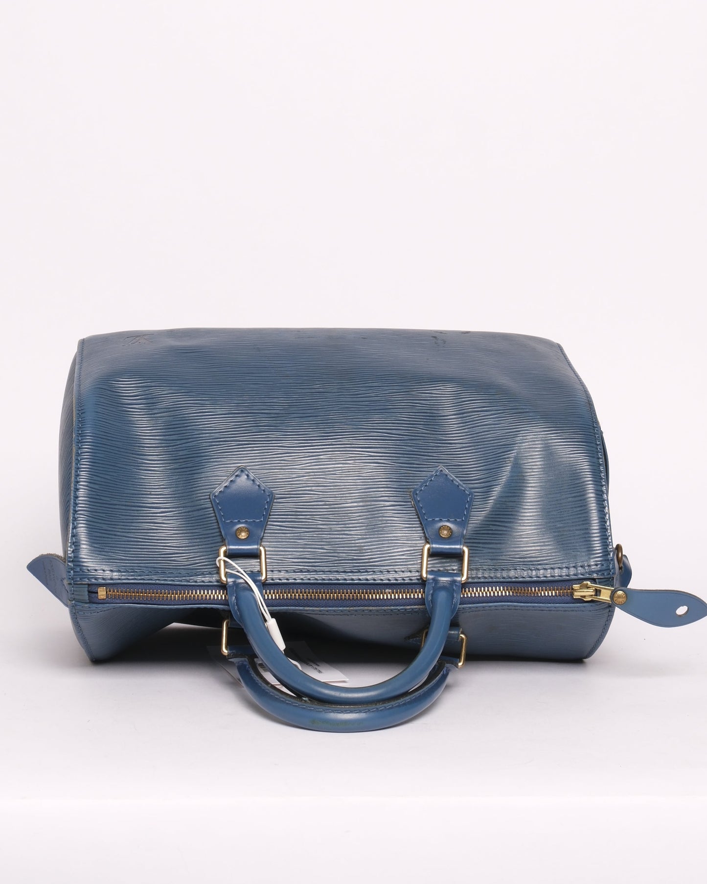 Louis Vuitton Toledo Blue Epi Leather Speedy 30 Handbag