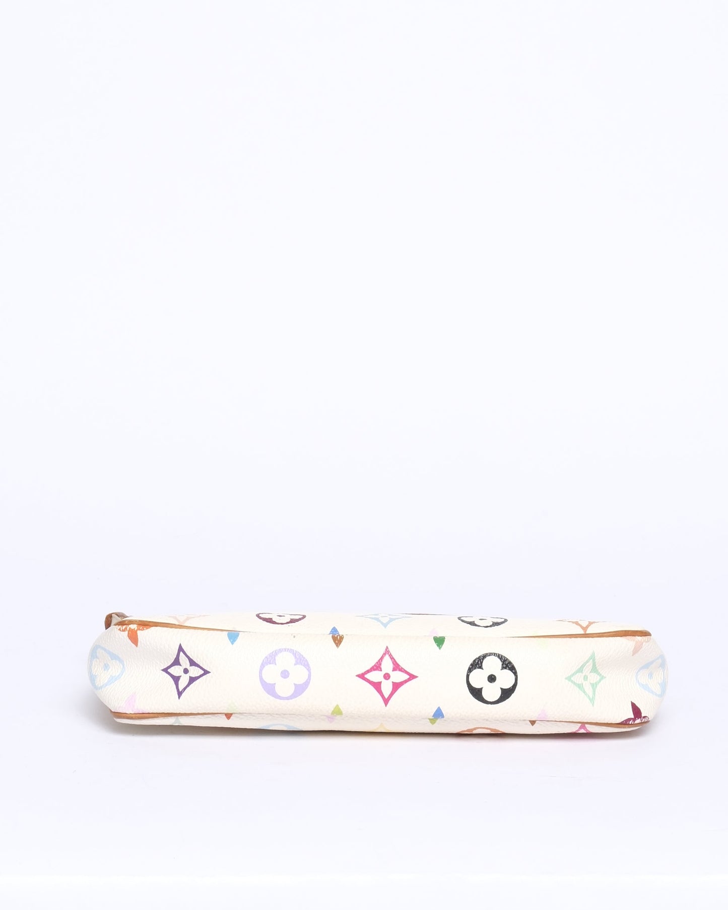 Louis Vuitton White Multicolor Pochette Shoulder Bag
