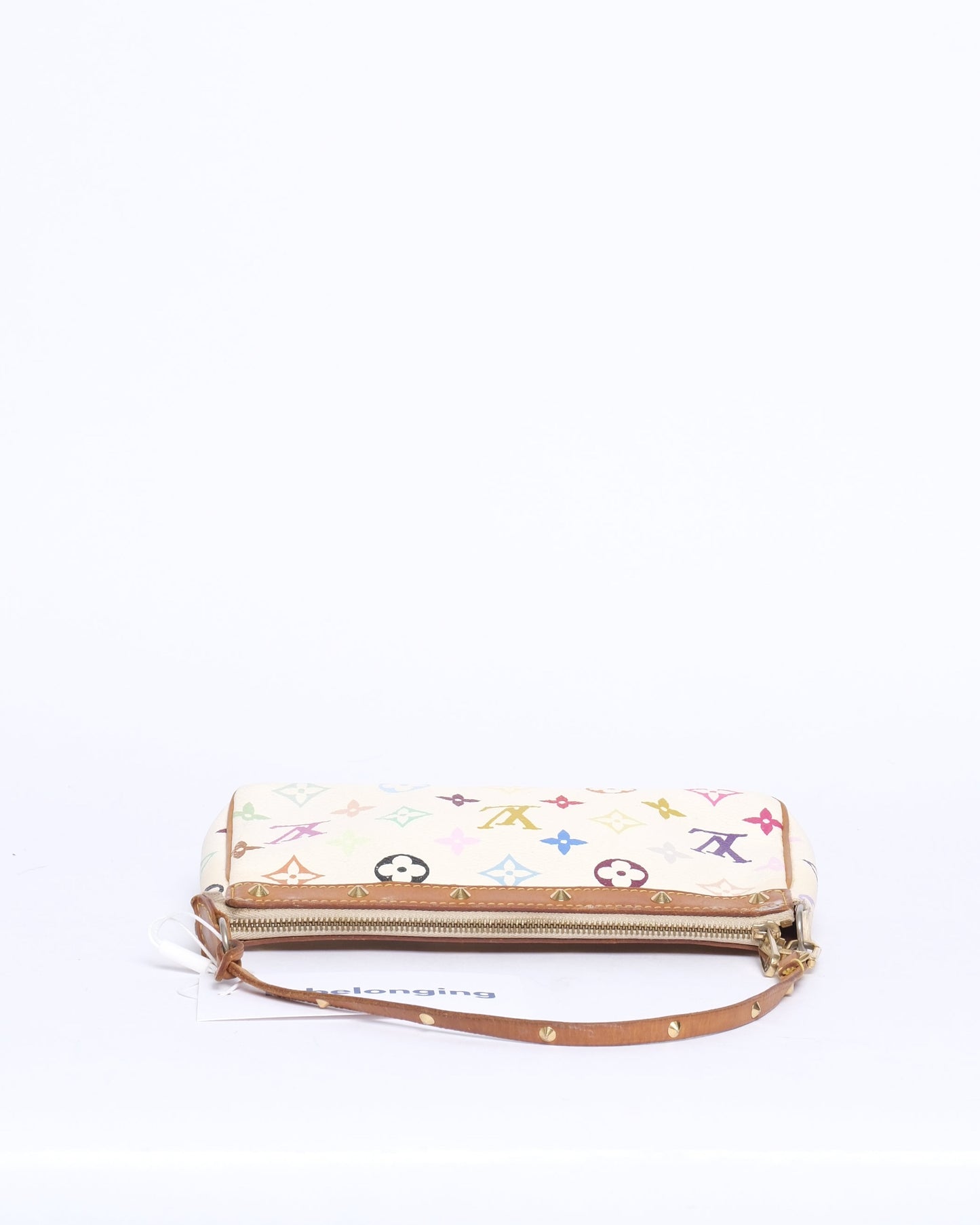 Louis Vuitton White Multicolor Pochette Shoulder Bag