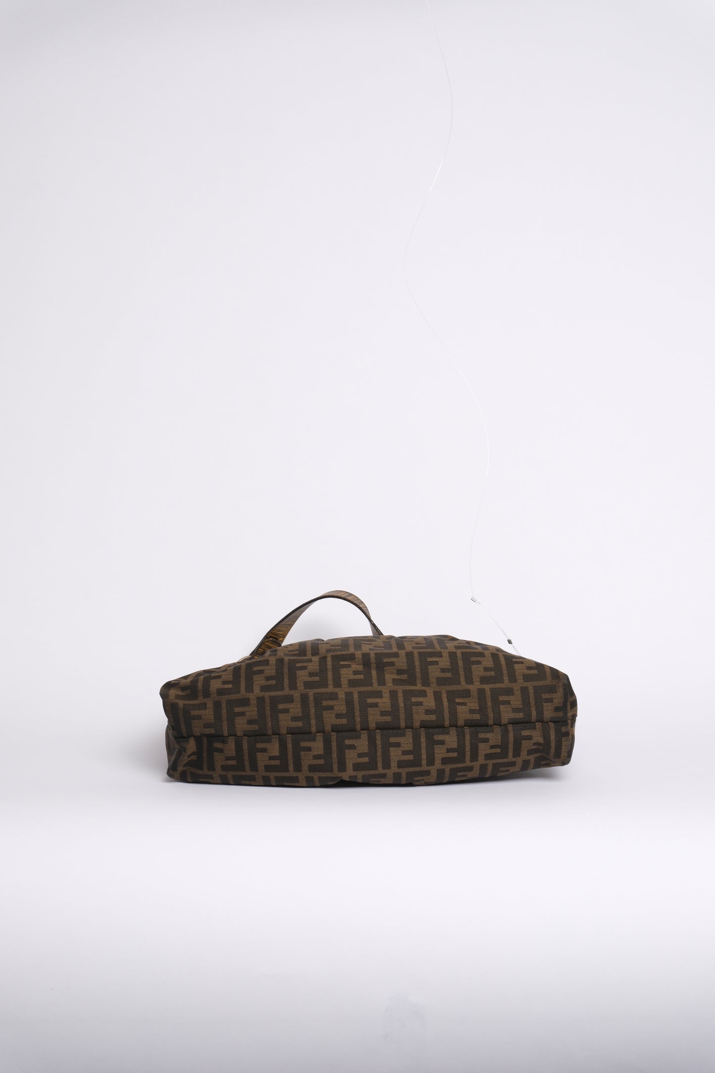 Fendi Brown Zucca Canvas Chef Shoulder Bag