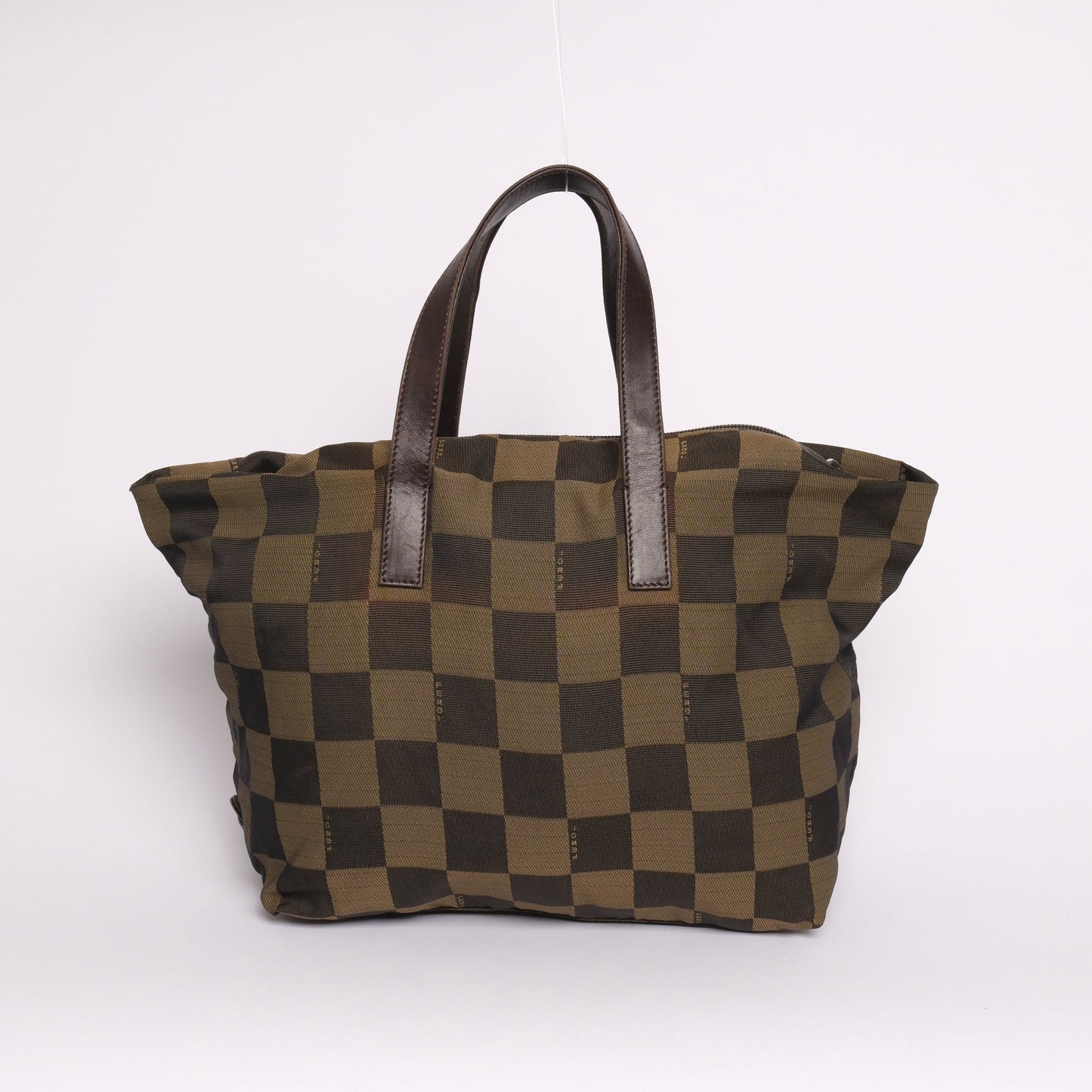 Fendi Brown Nylon Shoulder Bag
