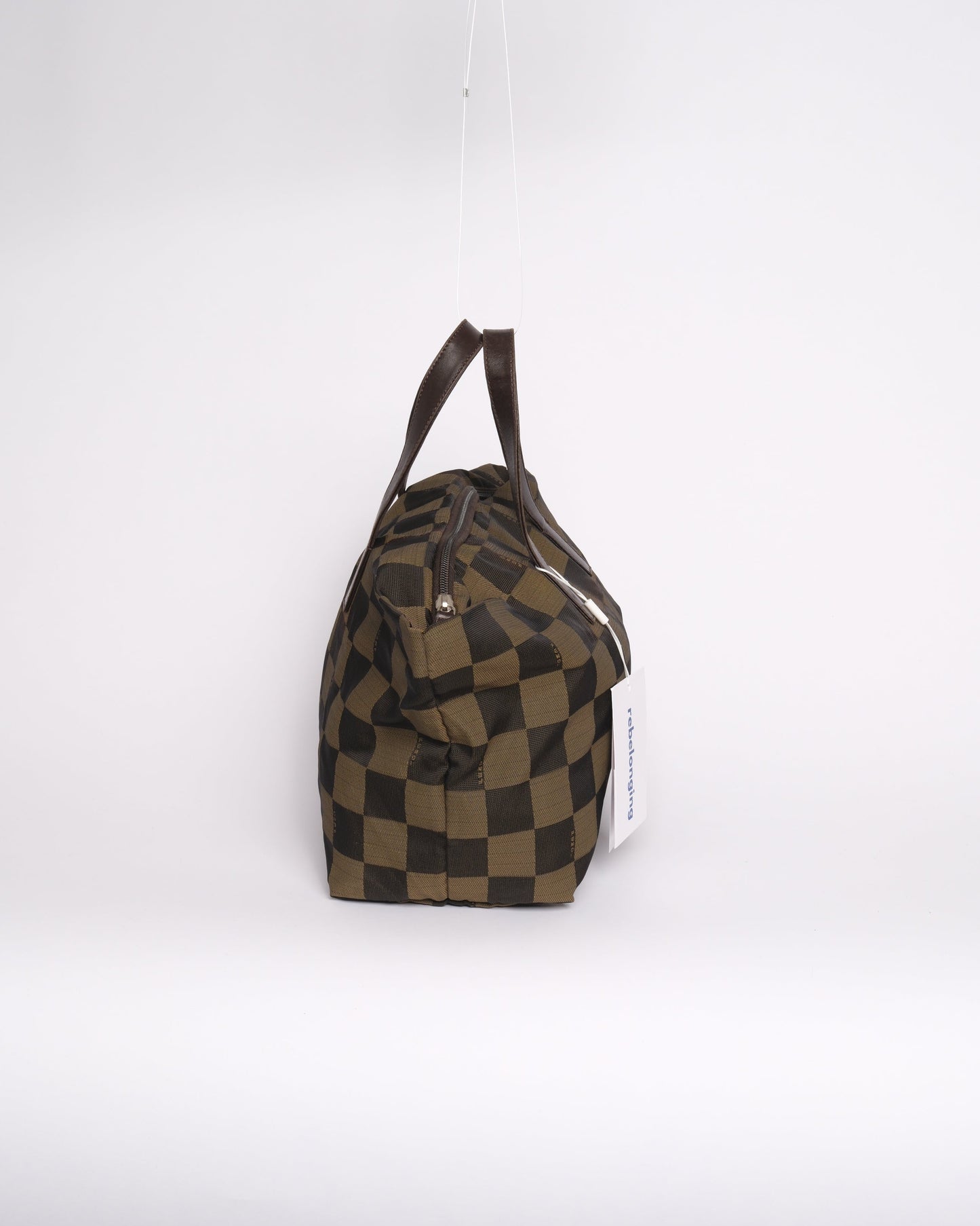 Fendi Brown Nylon Shoulder Bag