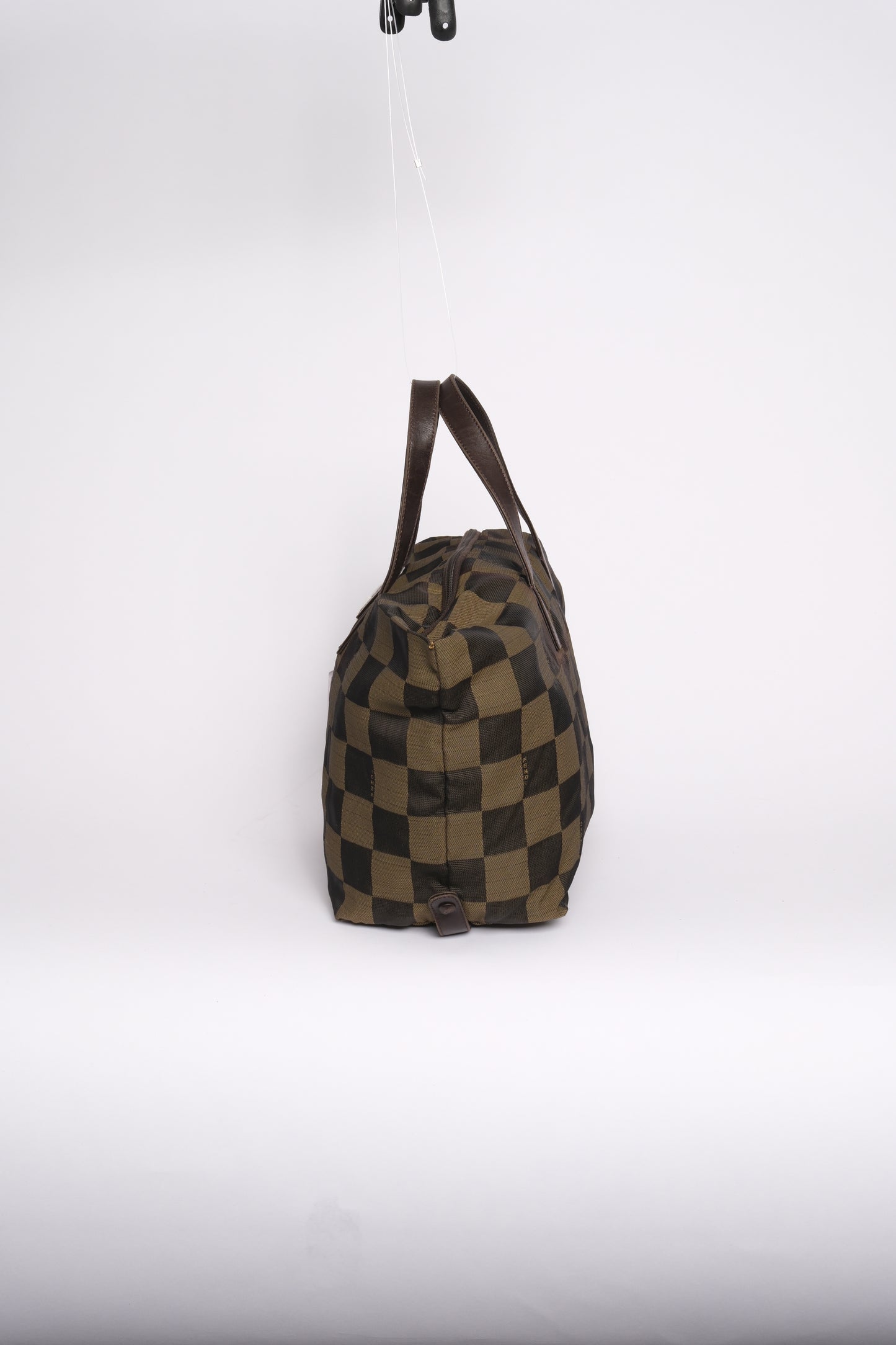 Fendi Brown Nylon Shoulder Bag