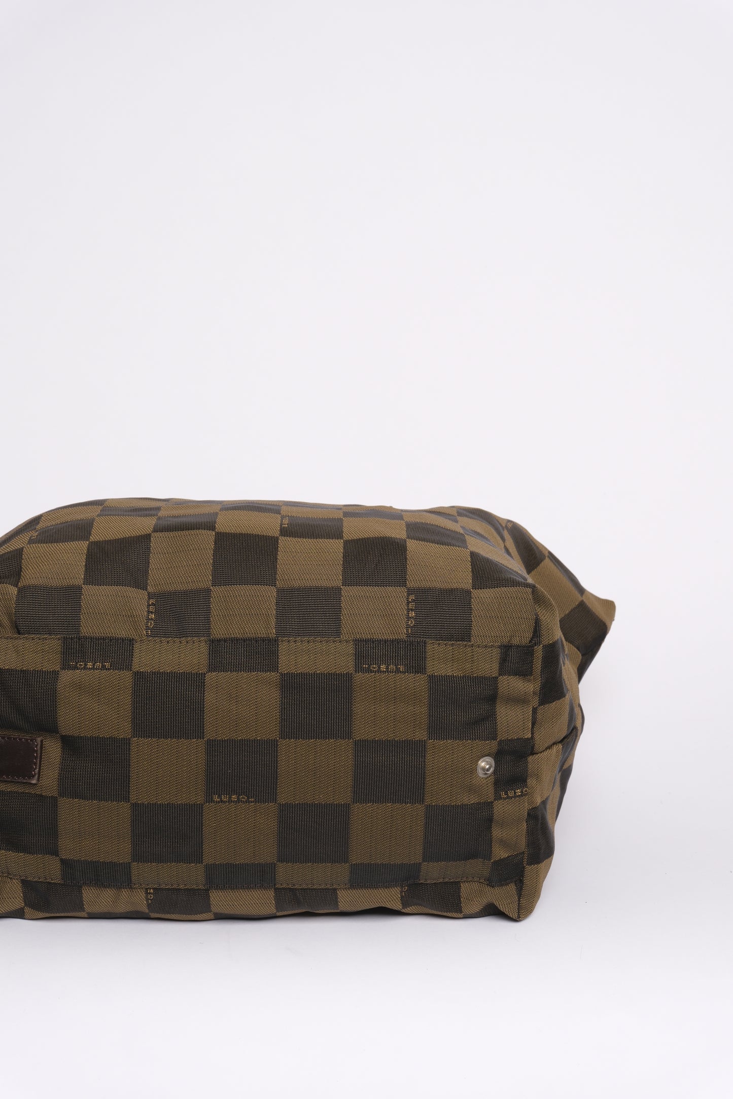 Fendi Brown Nylon Shoulder Bag