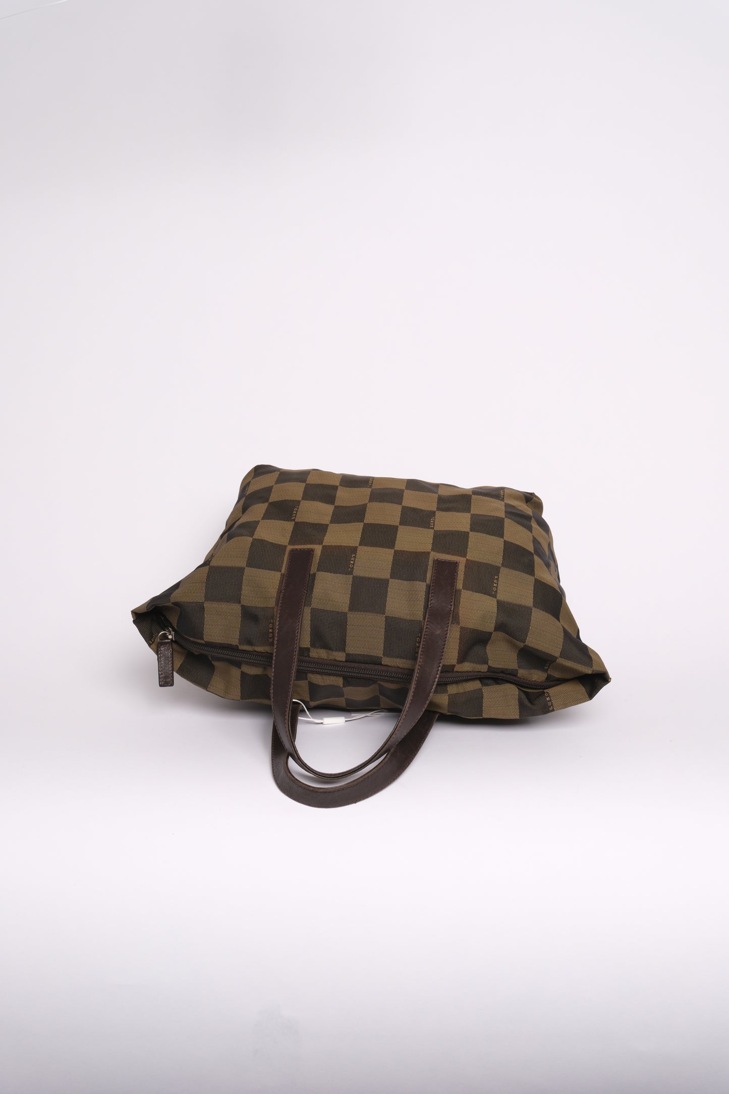 Fendi Brown Nylon Shoulder Bag