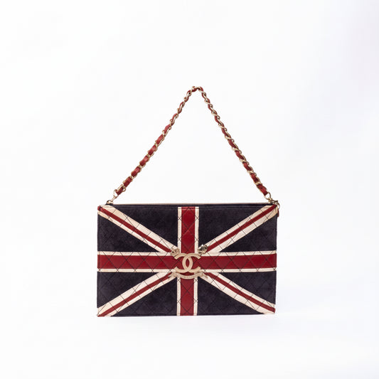 Chanel 2006 Union Jack Flat Pochette Bag